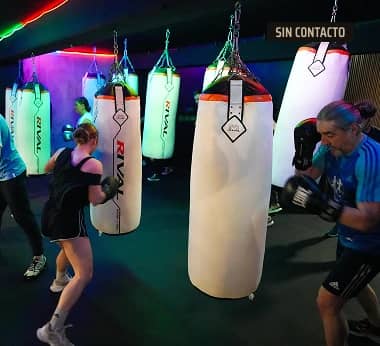 Clase de PUNCH & SWEAT en GP360 Barcelona — boxeo