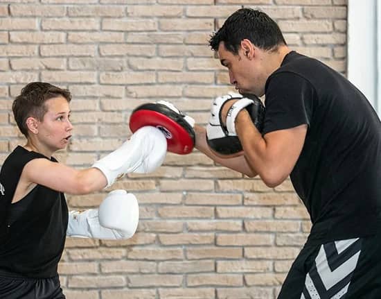 Competition boxing training in Barcelona with technical and physical work. — GP360 Barcelona
