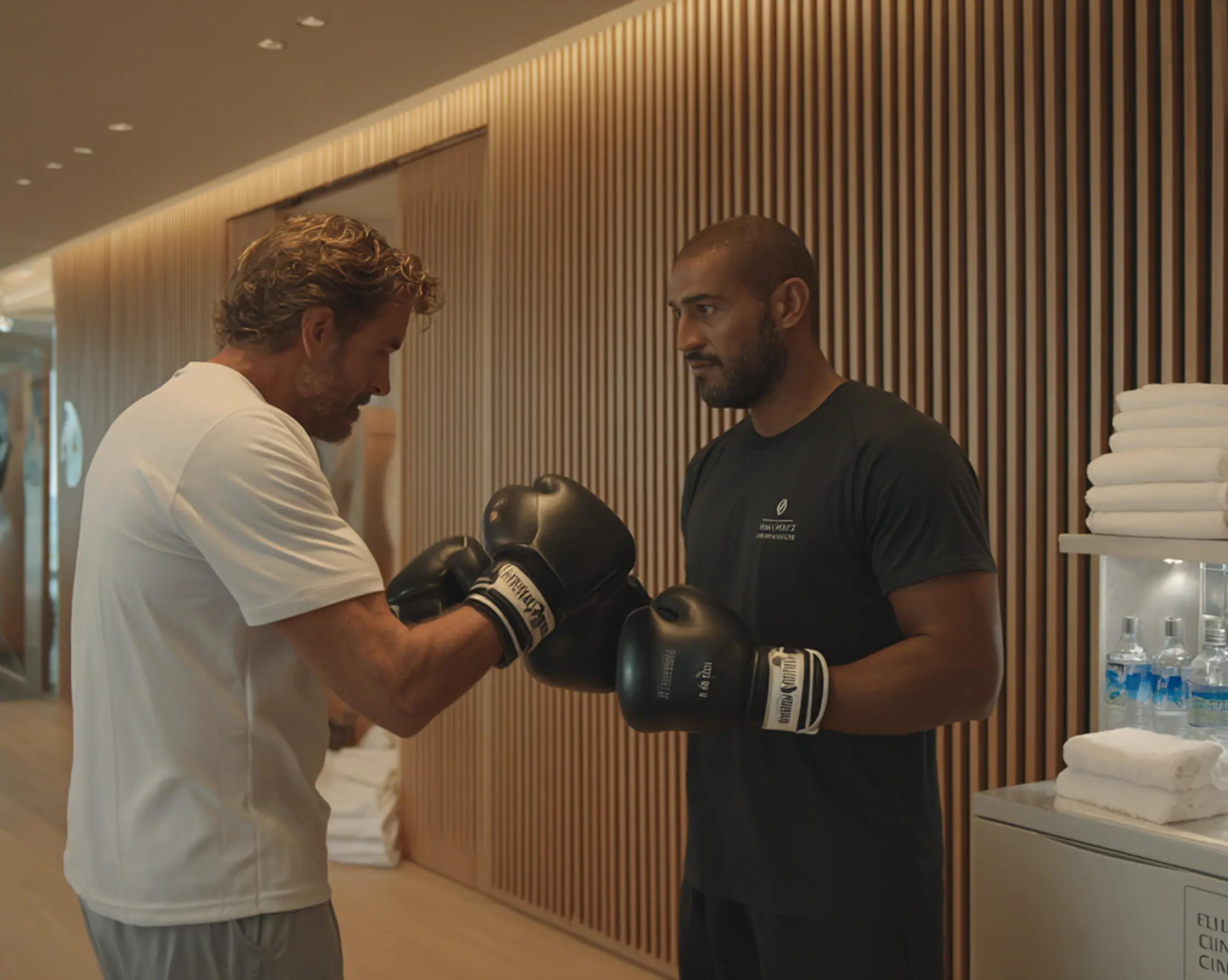 Boxing and fitness training at a Barcelona hotel with a personal trainer. — GP360 Barcelona